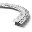 Bendable Plaster in Aluminium Profile For LED Strip 2 & 3 Metre