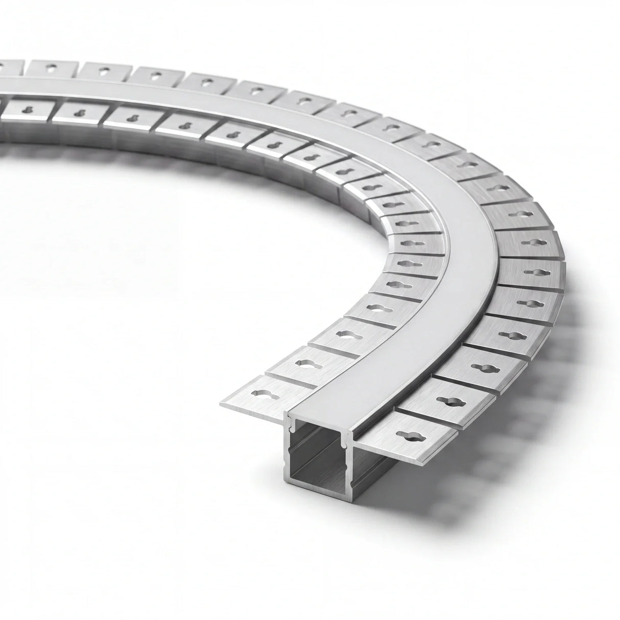 Bendable Plaster in Aluminium Profile For LED Strip 2 & 3 Metre