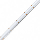 ATOM LED SCOB LED strip switched-off close-up showing white opal surface and copper contacts