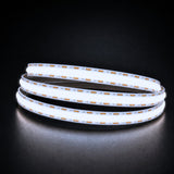 Cool White 6500K COB LED strip 24V 10mm 15m run lit reel