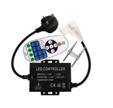 COB LED Strip AC 220 240V 23-Key RF Remote Control 1500W Dimmer Transformer for Brightness Adjustment - UK LED Lights