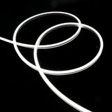 Cool White 6000K neon flex 8x16mm — close-up of fully diffused dot-free LED light line
