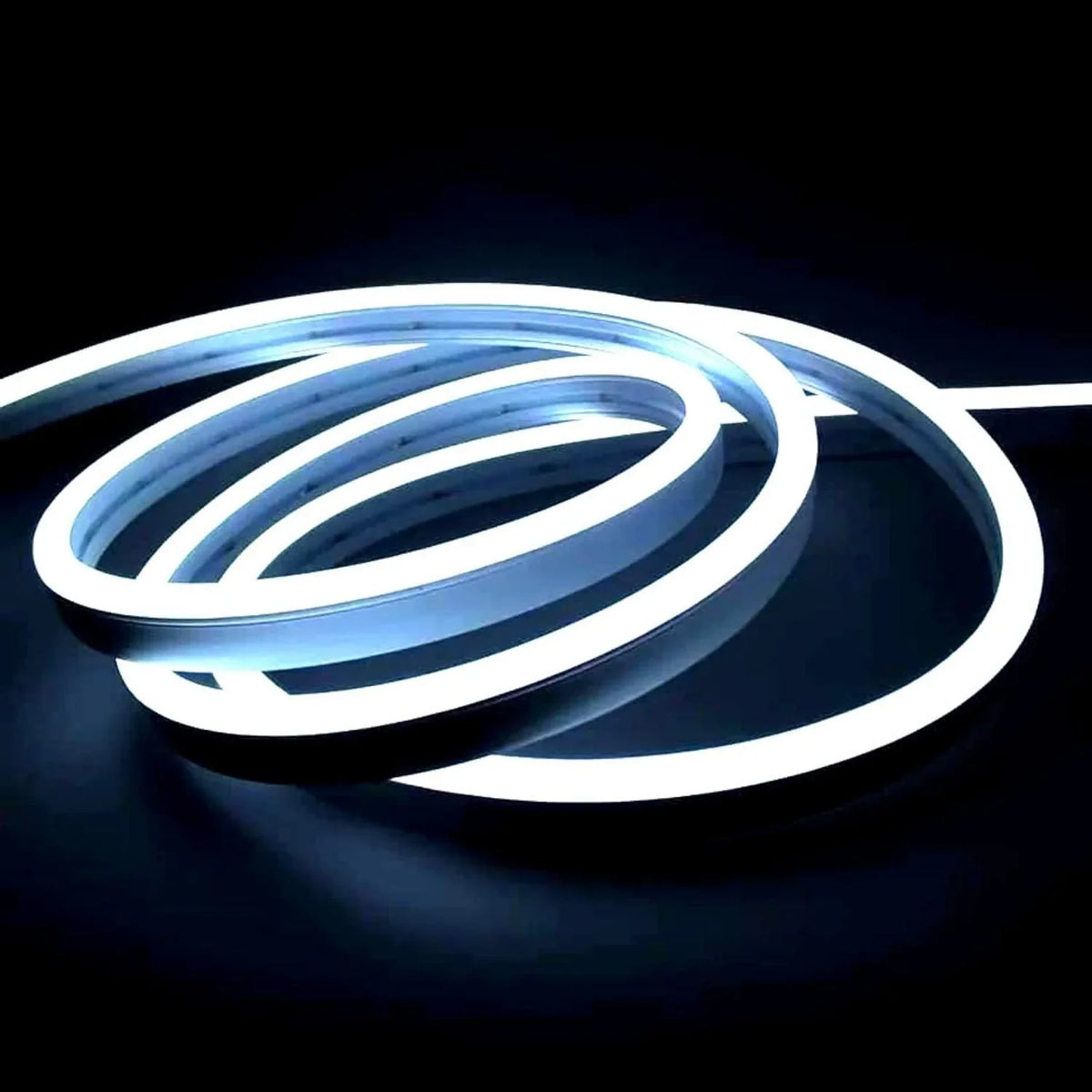 Cool White LED Neon Flex 24V DC Wireless 8x16mm 120LEDs/m IP67 - ATOM ...