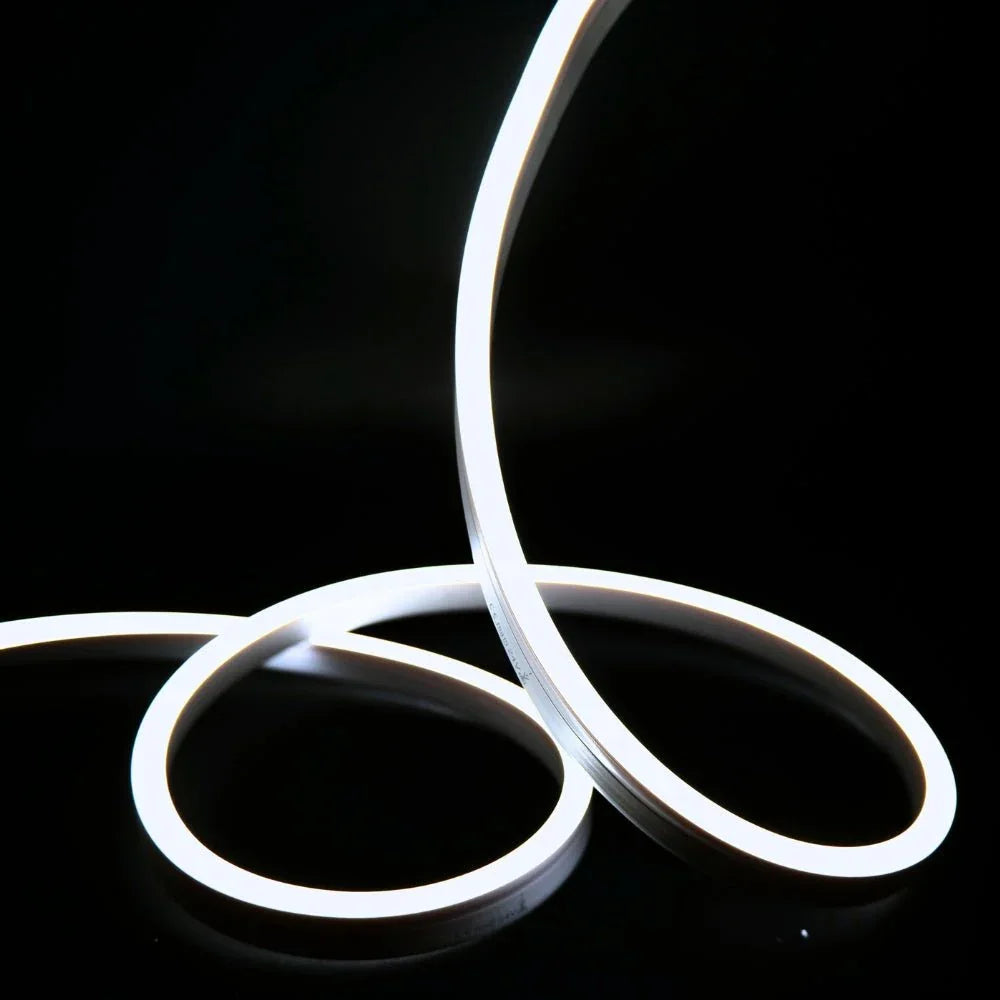 Cool White LED Neon Flex 6000K 24V 10x20mm IP68 Waterproof 12.5cm Cut ...