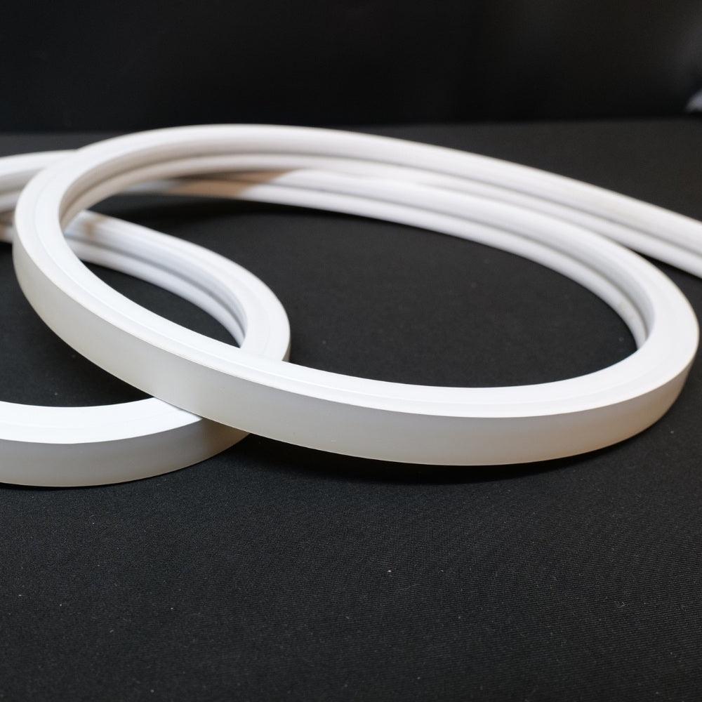 Cool White Neon Flex 6000K 16x16mm 220V 240V Top Bend 20cm Cut IP65 Waterproof with UK Plug - UK LED Lights