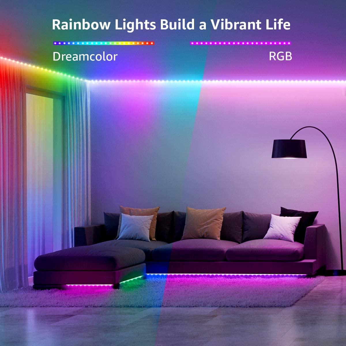 Digital Pixel RGB Strip 12V WS2811 Addressable 5050 60LED/m IP20 5 Metre - UK LED Lights