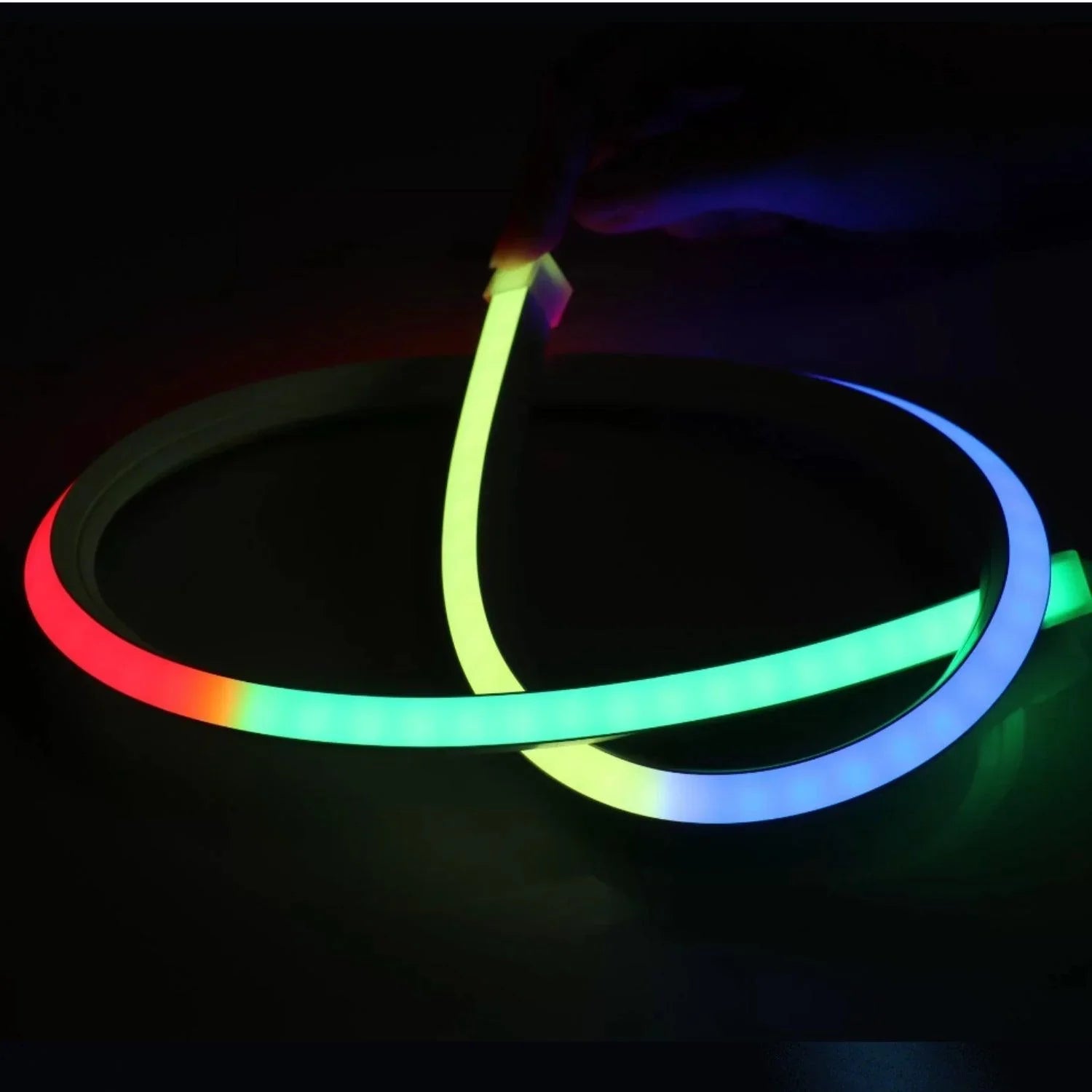 Addressable Digital Pixel RGB Neon Flex 24V 16x16mm IP65 WS2811
