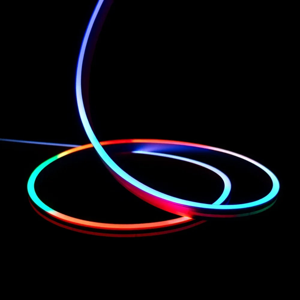Addressable Digital Pixel RGB Neon Flex 24V 10x20mm IP67 Waterproof WS2811