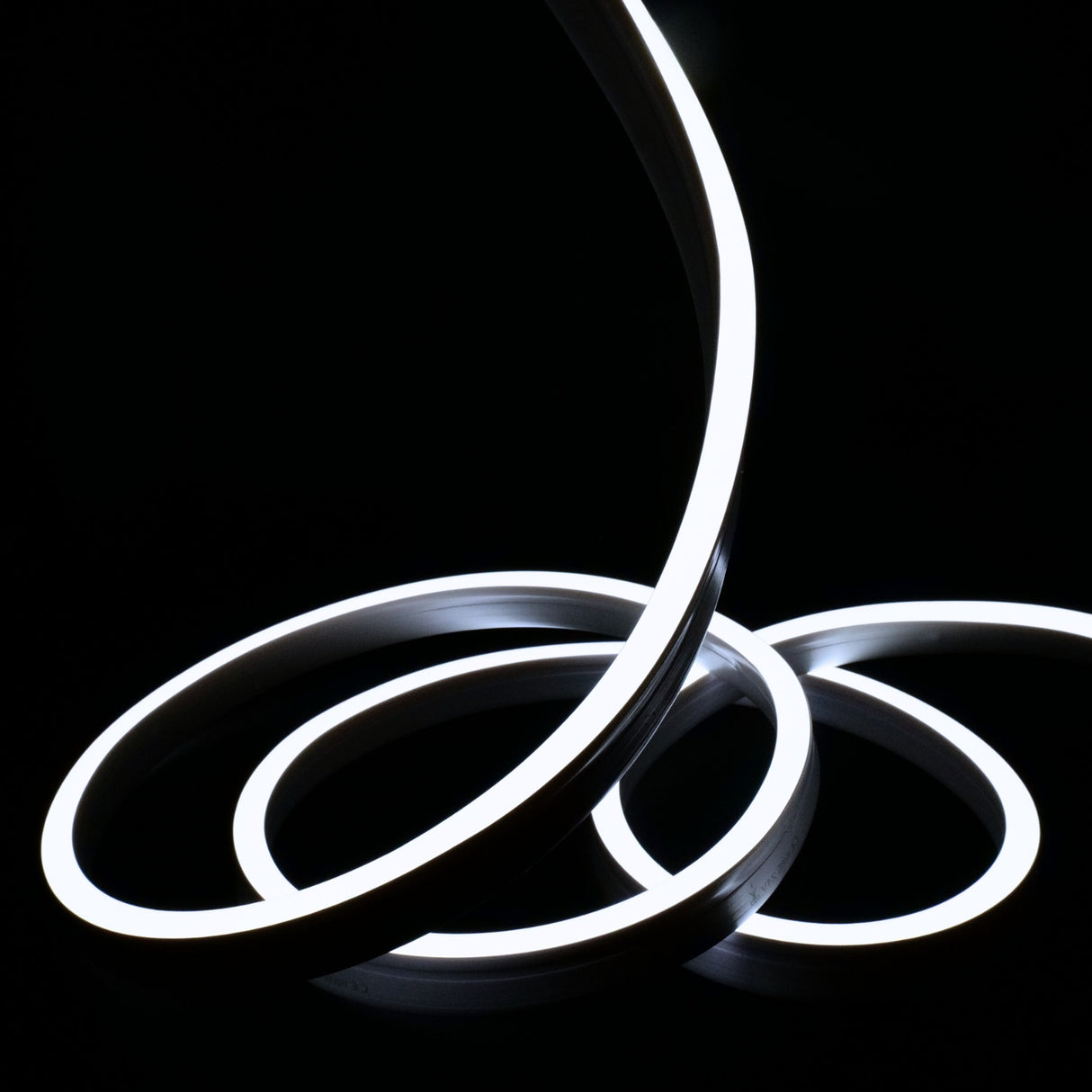 Cool White Neon Flex 6000K 48V 10x20mm IP67 Waterproof 30m