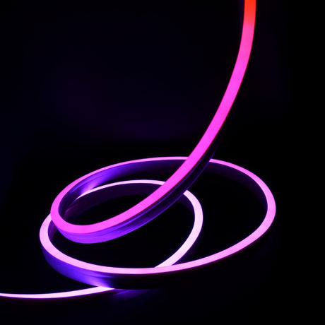 Digital Pixel RGB Neon Flex Addressable 24V 10x20mm IP68 Waterproof WS2811 - UK LED Lights