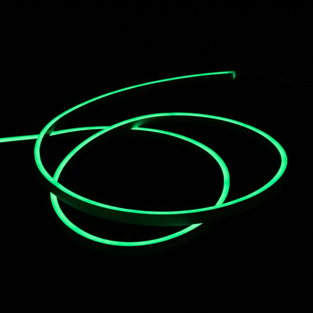Mini Green Neon Flex 6000K 24V 6x12mm IP65 Waterproof 15m