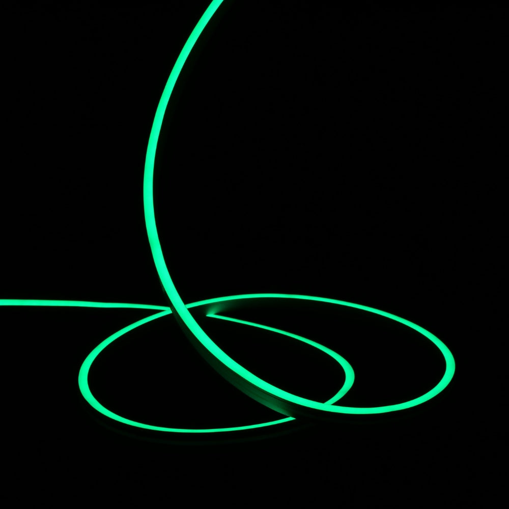 Mini Green Neon Flex 6000K 24V 6x12mm IP65 Waterproof 15m