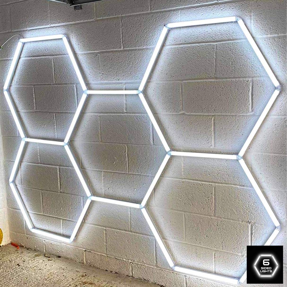 Hexagrid LED Hexagon Ultrabright 6500k LED Hex Lights - Single Hex Grid System - UK LED Lights