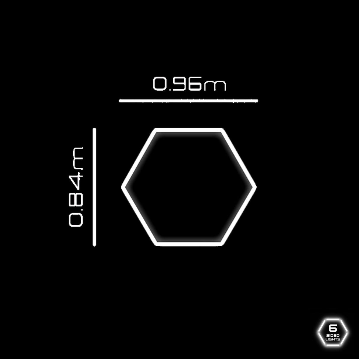 Hexagrid LED Hexagon Ultrabright 6500k LED Hex Lights - Single Hex Grid System - UK LED Lights