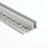 Cut-end view of tile-in LED Neon Flex Profile for 6 × 12 mm Neon Flex