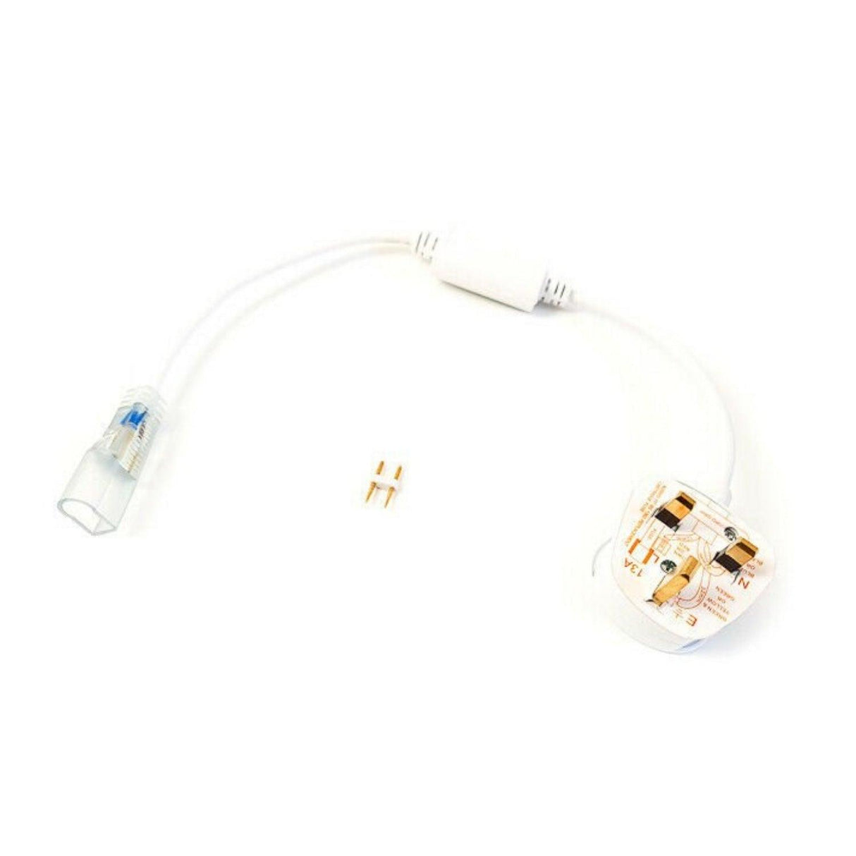 LED Strip 220V 240V Controller For 5730 180 LEDs/m 2 Pin with UK Plug - UK LED Lights