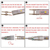 LED Strip Light 220V 240V SMD 5730 180LEDs/m 23-Key RF Remote Control 1500W Dimmer Transformer for Brightness Adjustment - UK LED Lights