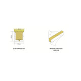 Top bend neon flex outdoor IP67 install, 3000K warm white 10x10mm 48V 25m run