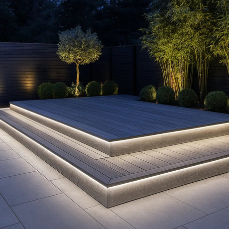 Bespoke cut-to-length MaxiFlex LED Neon Flex For Decking and Driveway 8x16mm IP67 5cm Cut 20m - UK LED Lights