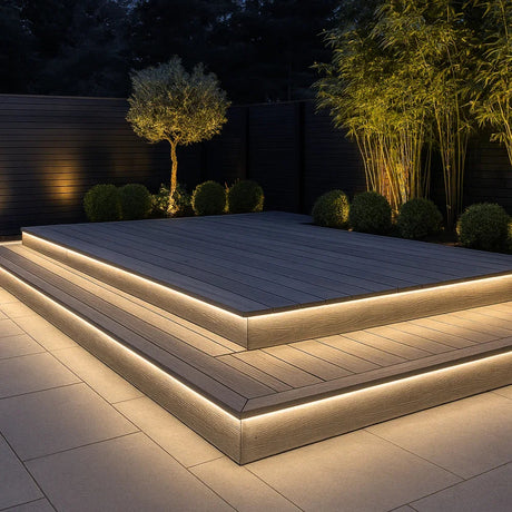 Bespoke cut-to-length Decking LED Lights White 6x12mm Ip67 48V 10cm Cut 40m - UK LED Lights