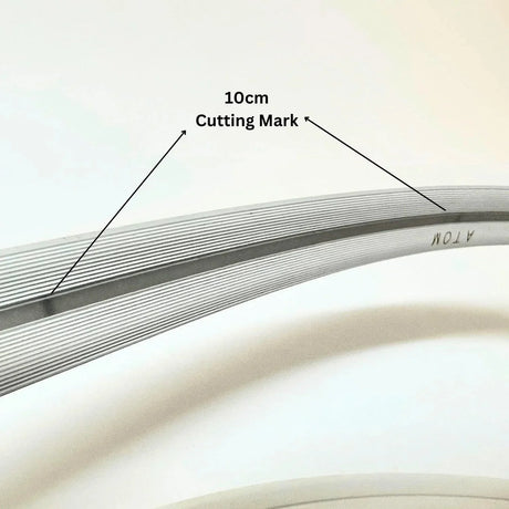 Cool White Neon Flex 6000K 16x16mm 220V 240V Top Bend IP65 10cm Cut with UK Plug - ATOM LED