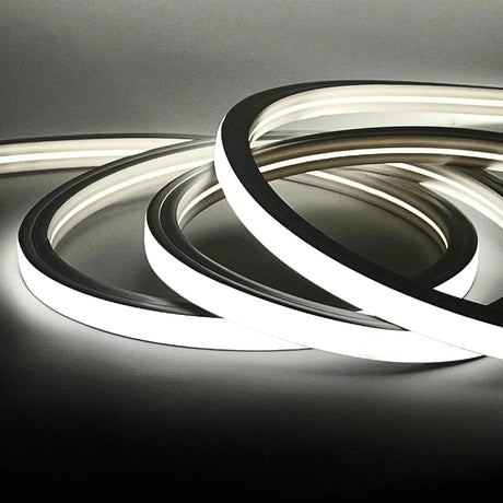 Cool White LED Neon Flex 6000K 16x16mm 220V 240V Top Bending 20cm Cutting IP65 with UK Plug - ATOM LED