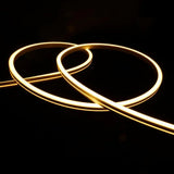 MaxiFlex 8x16mm 24V neon flex — recessed in 8x16mm aluminium landscape profile