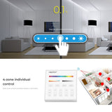 Miboxer B4 4-Zone Panel Remote RGB+CCT - UK LED Lights
