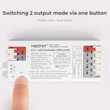 MiBoxer E2-WR 2 In 1 WiFi Smart Strip LED Strip Dimmers Controller - UK LED Lights