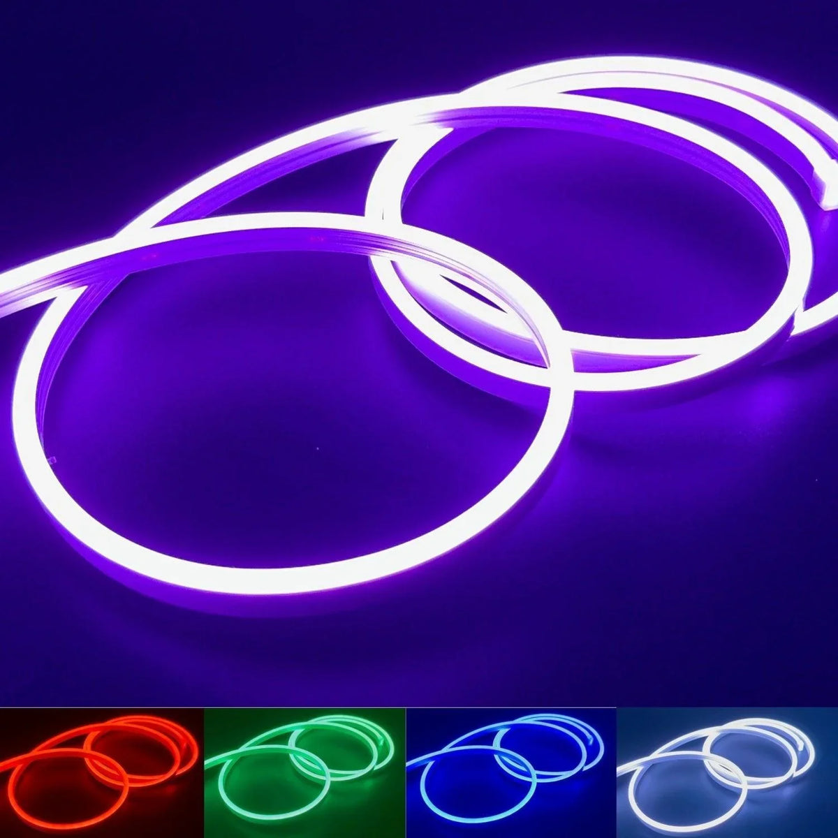 Mini RGB Neon Flex 6x12mm 12V IP65 waterproof 5cm Cut 5m – UK LED Lights