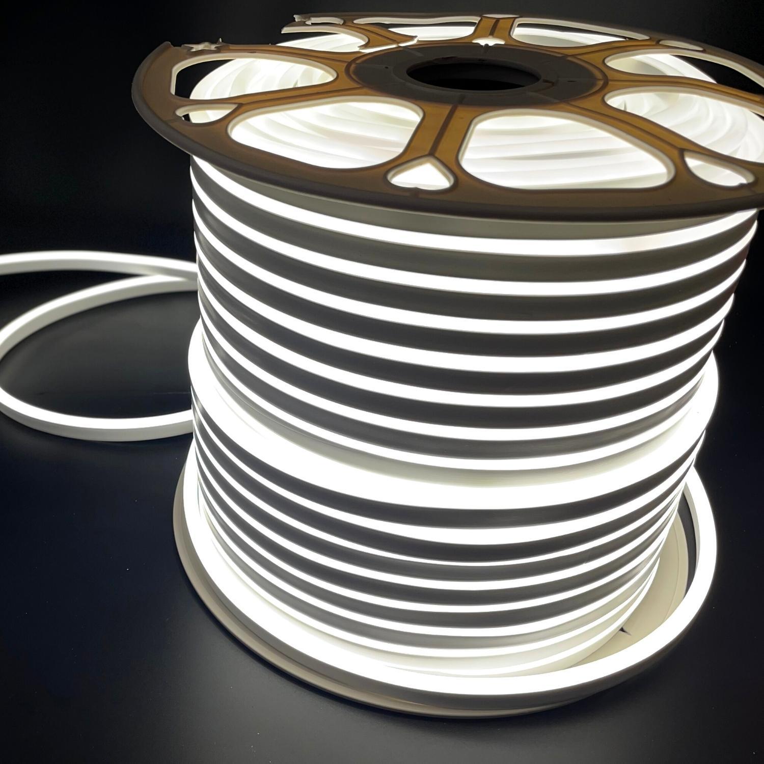 Natural White Neon Flex 220V 240V 8x16mm 120LEDs m 4000K IP65 with UK Plug UK LED Lights