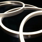 Decking Natural White LED Neon Flex 4000K 24V 6x12mm IP67 Waterproof 5cm Cut 20m | UK LED Lights