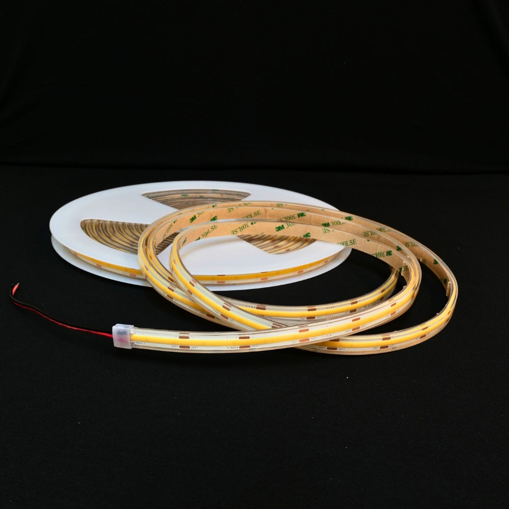 Natural White 4000K COB LED Strip 24V 384 LEDs/m IP68 Waterproof