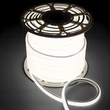 Natural White LED Neon Flex 16x16mm D Shape Vertical Bending 120LEDs/m 220V 240V IP67 Waterproof with UK Plug - ATOM LED