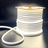 Natural White LED Neon Flex 220V 240V 8x16mm 120LEDs/m 4000K IP67 Waterproof with UK Plug - ATOM LED