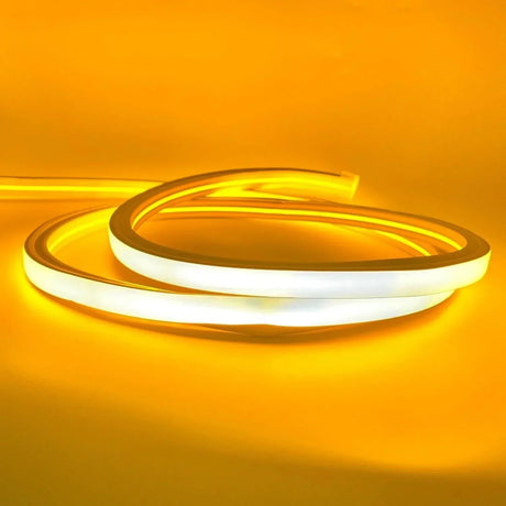 Yellow LED Neon Flex 220V 240V Top Bending 20cm Cutting IP65 with UK Plug - ATOM LED