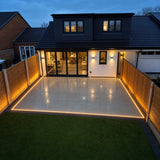 Bespoke cut-to-length Natural White Neon Flex 4000K 48V 10x20mm IP68 Waterproof 50m - UK LED Lights