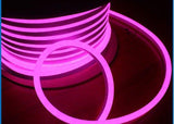 Pink LED Neon Flex AC 220V 240V 8x16mm 120LEDs/m IP65 Waterproof with UK Plug - UK LED Lights