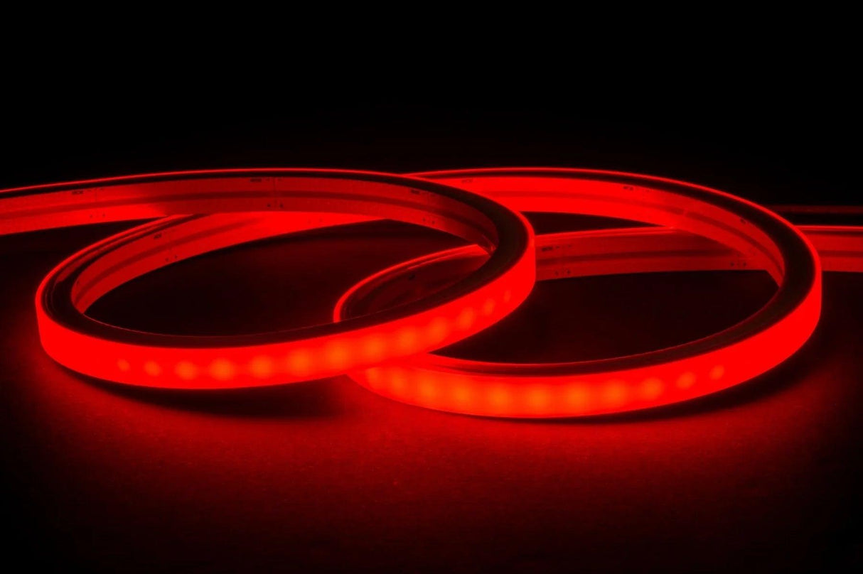 Red LED Neon Flex 220V 240V Top Bending 20cm Cut IP65 with UK Plug - UK LED Lights