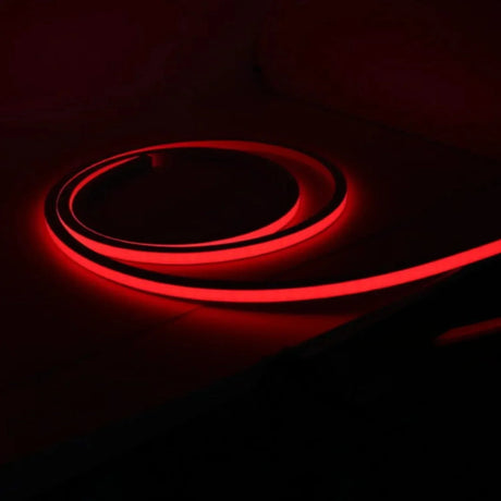 Red LED Neon Flex 220V 240V Top Bending 20cm Cutting IP65 with UK Plug - ATOM LED