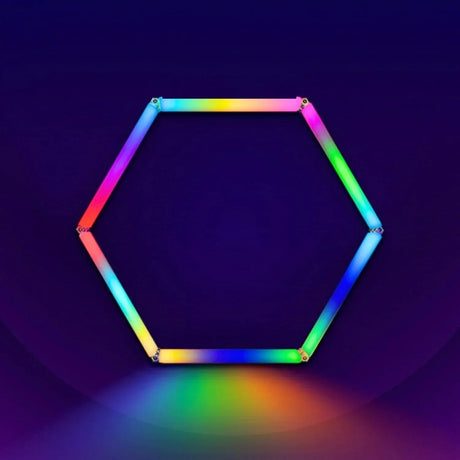 RGB Hexagrid LED Hexagon Ultrabright LED Multicolour Hex Lights - Single Hex Grid - UK LED Lights