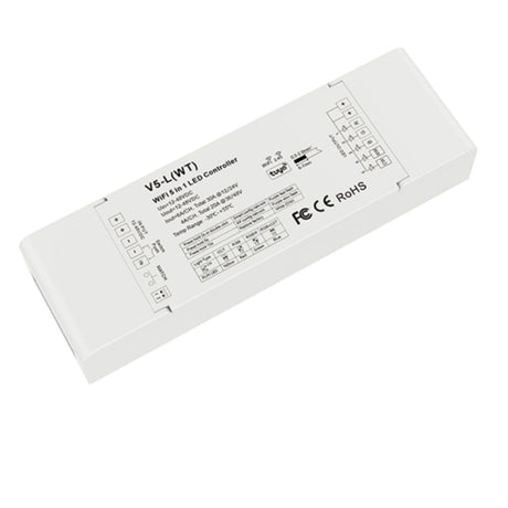 Skydance 12-48VDC 5CH*6A WiFi & RF 5 in 1 LED Controller V5-L(WT) - UK LED Lights