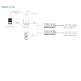 Skydance Digital Pixel RGB Controller 5-24VDC WiFi & RF RGB/RGBW SPI LED Controller WT-SPI (Tuya App) WS2811 with Remote - UK LED Lights