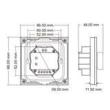 Skydance Rotary Panel WiFi Triac Dimmer TS-K (WT)