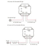 Skydance Rotary Panel WiFi Triac Dimmer TS-K (WT)