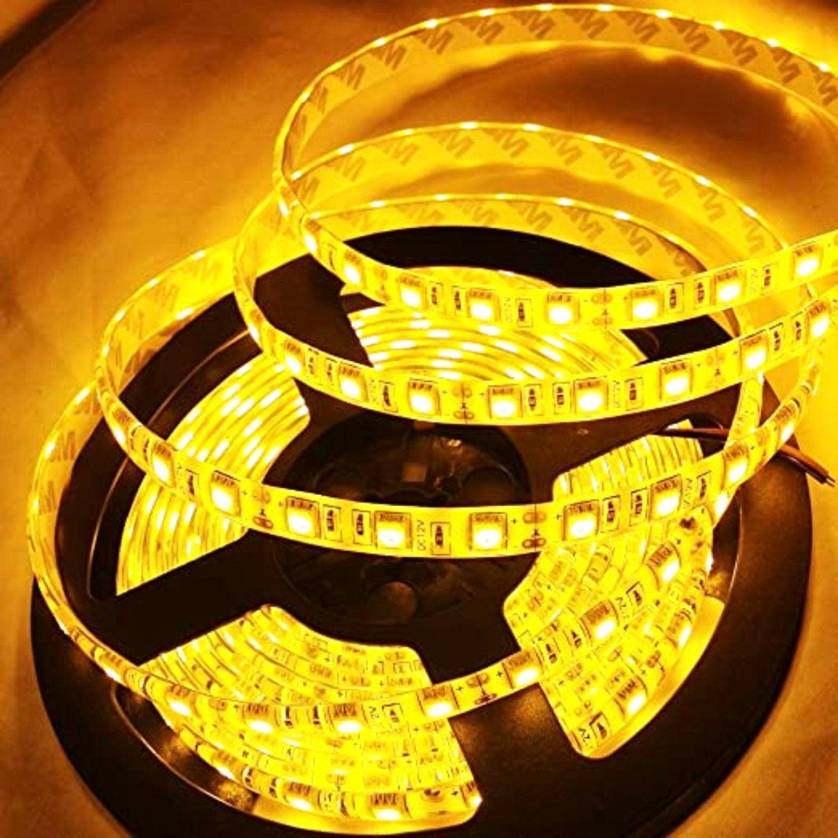Yellow LED Strip 12V 5050 IP65 Waterproof 60LED/m 5 metre - UK LED Lights