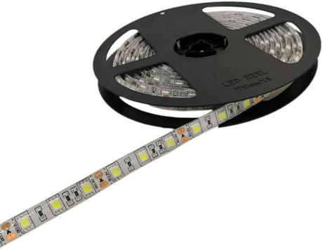 Yellow LED Strip 12V 5050 IP65 Waterproof 60LED/m 5 metre - UK LED Lights