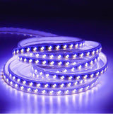Tricolour LED Strip Light 220V 240V 5730 Warm White, Blue, Purple IP65 120LED/m Kit - UK LED Lights