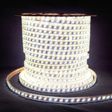 Tricolour LED Strip Light 220V 240V 5730 Warm White, Natural White, Cool White IP65 120LED/m Kit - UK LED Lights