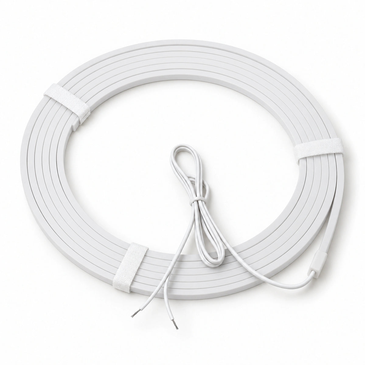 UK LED Lights — FreeCut mini neon flex 4x8mm full unlit coiled LED strip with connection cable